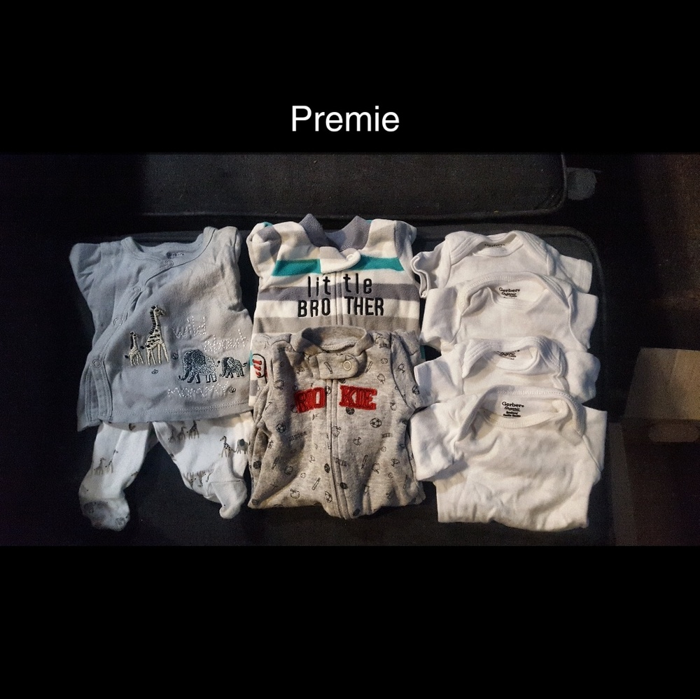 Premie baby boy winter clothes